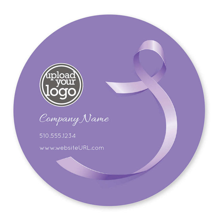 Breast Cancer Sticker 4x4 Circle