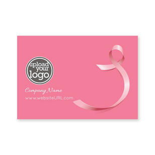 Breast Cancer Sticker 2x3 Rectangle Horizontal - Burnt Sienna