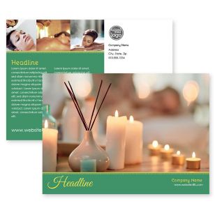 Beauty Spa Postcard 5x7 Rectangle Horizontal - Jewel