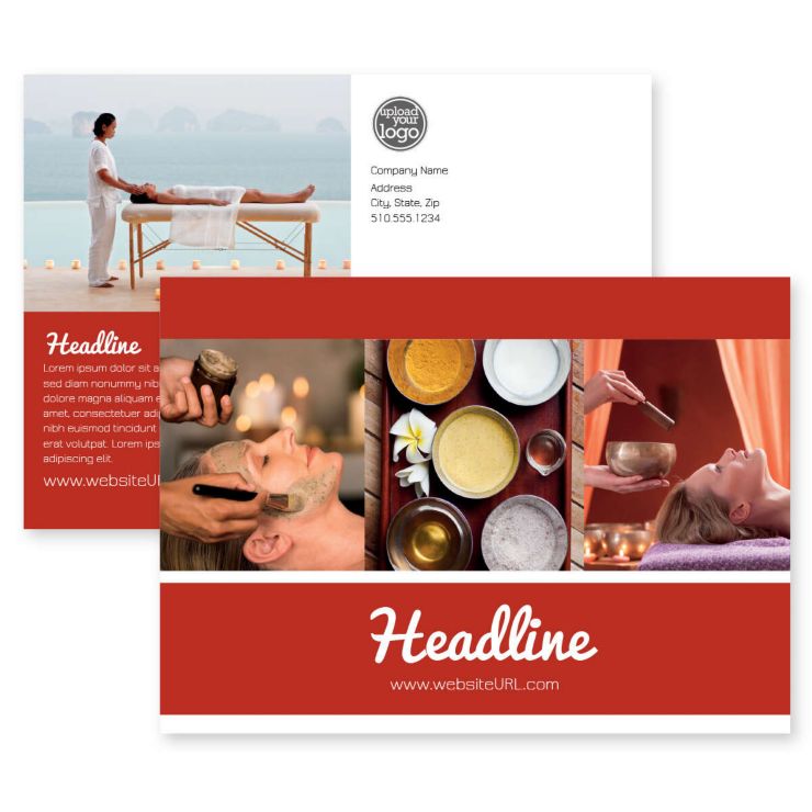 Relaxation Spa Postcard 5x7 Rectangle Horizontal