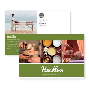 Relaxation Spa Postcard 4x6 Rectangle Horizontal - Jewel