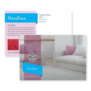 Modular Carpet Postcard 4x6 Rectangle Horizontal - Catskill White