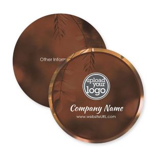 Green Fresh Coaster 3-5/8" Circle - Peru