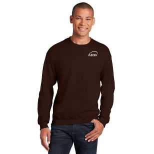 Gildan Heavy Blend Crewneck Sweatshirt - Dark/Colors - Chocolate, Dark