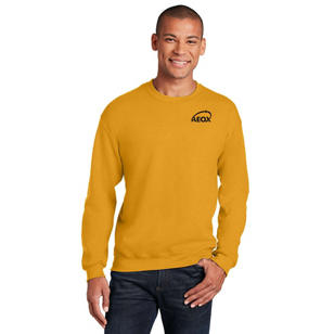 Gildan Heavy Blend Crewneck Sweatshirt - Dark/Colors - Gold
