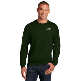 Gildan Heavy Blend Crewneck Sweatshirt - Dark/Colors - Green, Forest
