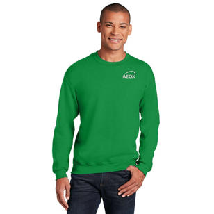 Gildan Heavy Blend Crewneck Sweatshirt - Dark/Colors - Green, Irish