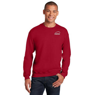 Gildan Heavy Blend Crewneck Sweatshirt - Dark/Colors - Red, Cherry