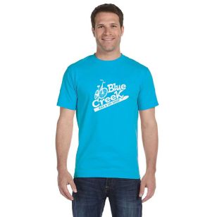 Gildan Ultra Blend 50/50 Crew Neck Tee - Dark/Color - Blue, Carolina