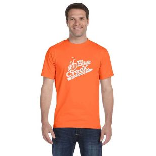 Gildan Ultra Blend 50/50 Crew Neck Tee - Dark/Color - Orange