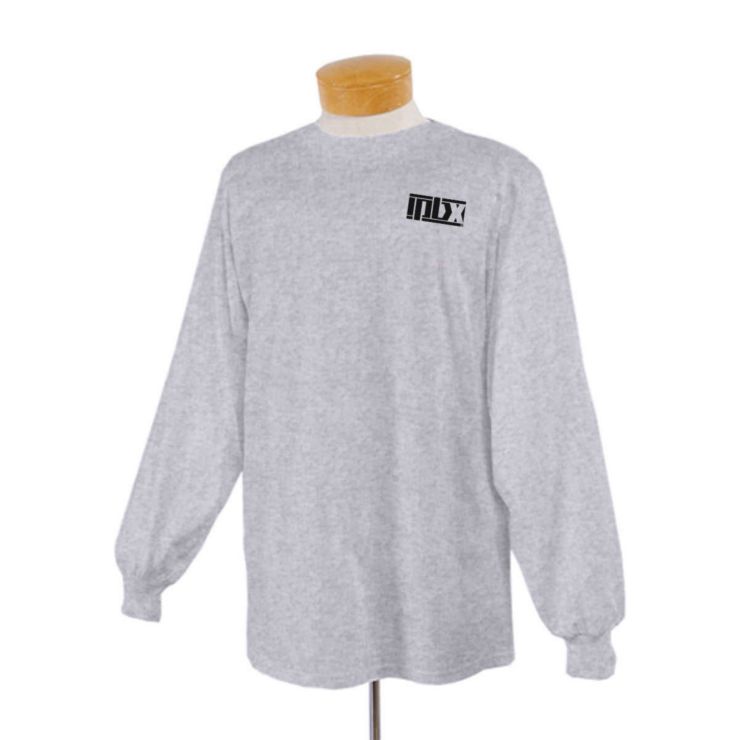Jerzees 50/50 Long Sleeve Tee - Light/Heather - Gray, Birch