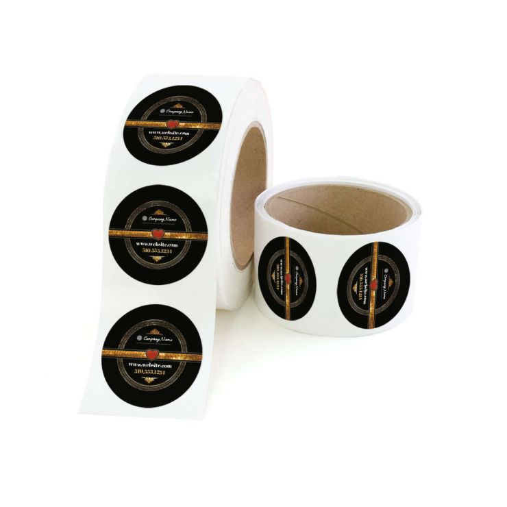 Feel Special 2"x2" Circle - School Bus Yellow