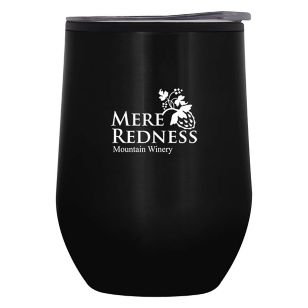 12 oz Napa Stemless Wine Cup - Black