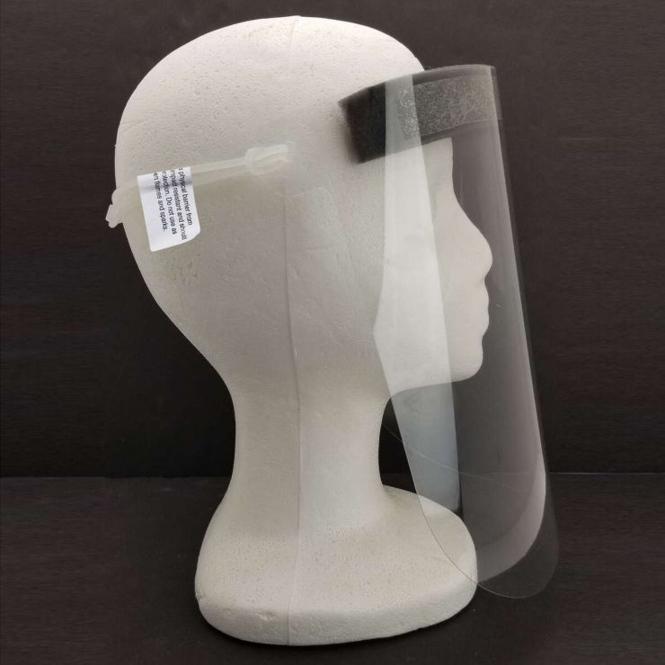 Protective Face Shield - Silk Screen - Clear