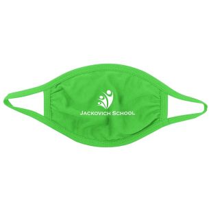 Youth 2-Ply Cotton Mask - Green, Lime