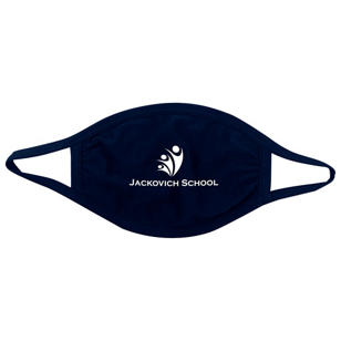 Youth 2-Ply Cotton Mask - Blue, Navy