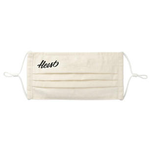 Organic Cotton Pleated Mask - Natural