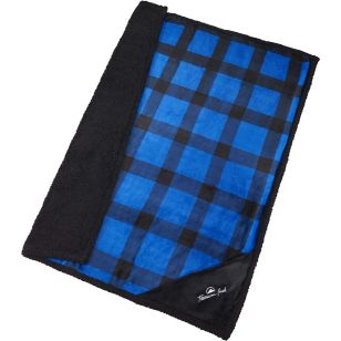 Field & Co.® Buffalo Plaid Sherpa Blanket - Blue/Black