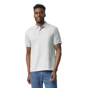 Gildan 50/50 Adult Jersey Polo - Dark/Color - Gray, Ash