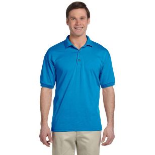 Gildan 50/50 Adult Jersey Polo - Dark/Color - Sapphire