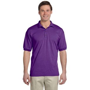 Gildan 50/50 Adult Jersey Polo - Dark/Color - Purple