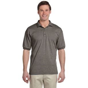 Gildan 50/50 Adult Jersey Polo - Dark/Color - Graphite, Heather