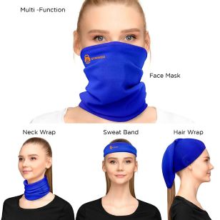 IONSHIELD Cooling SPORT Mesh Neck Gaiter w/ SILVADUR - Blue