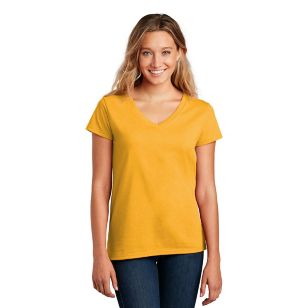 District ® Women’s Re-Tee ® V-Neck - Yellow, Maize