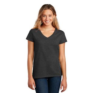 District ® Women’s Re-Tee ® V-Neck - Charcoal, Heathered