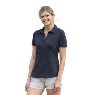 Womens Vansport Planet Polo - Blue, Ocean