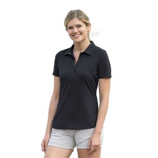 Womens Vansport Planet Polo - Black, Onyx