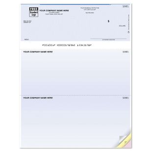 Unlined - Top Laser business checks 1-Part