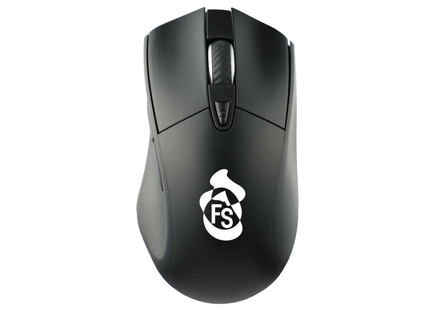 Wizard Wireless Mouse with Antimicrobial Additive - Black