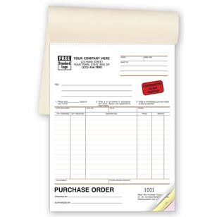 Purchase Orders, Classic Design, Booked 2-Part