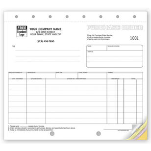 Purchase Orders, Classic Design, Small Format 2-Part