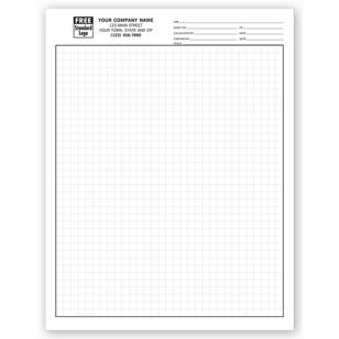 Graph Papers, Standard 1/4", Padded