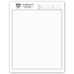 Graph Papers, Standard 1/4", Padded