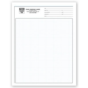 Graph Papers, Pro-Sketch, 1/8", Padded