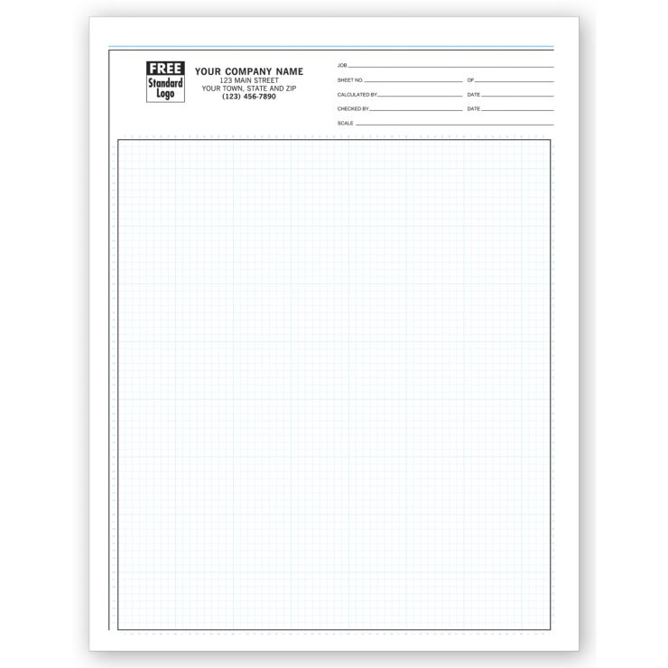 Graph Papers, Pro-Sketch, 1/8", Padded