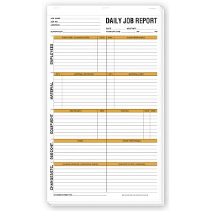 Daily Job Report Forms