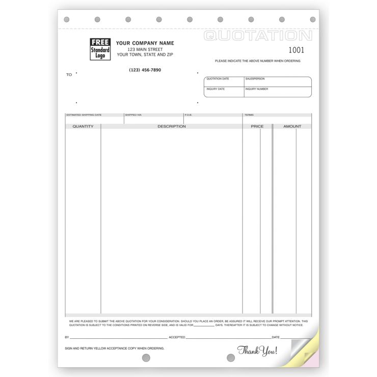 Quotation Forms