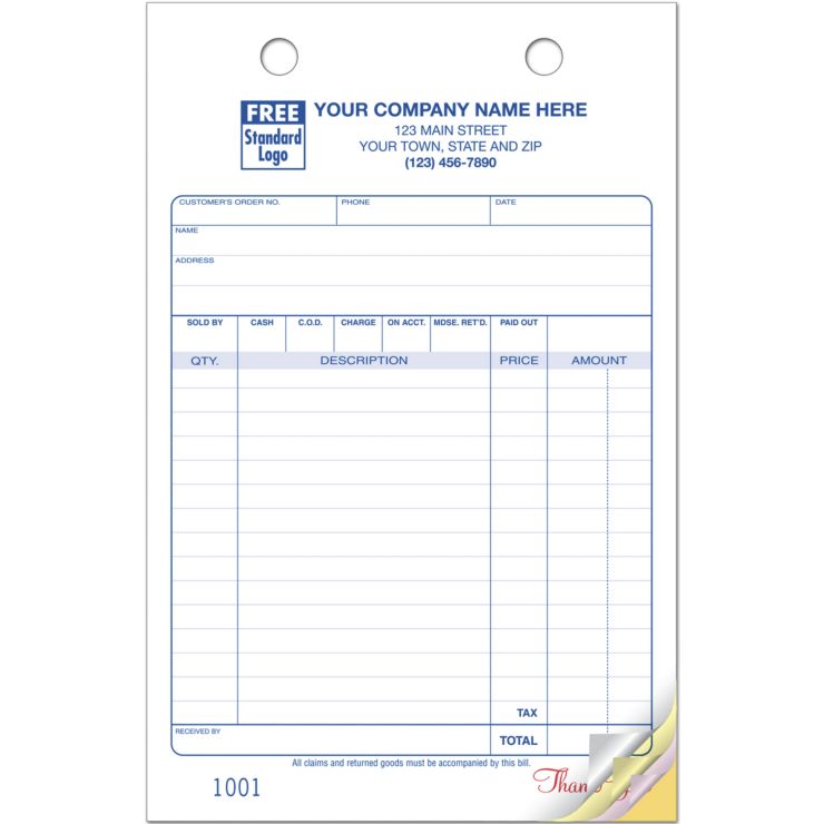 Classic Multi-Purpose Register Forms, Large Format 2-Part