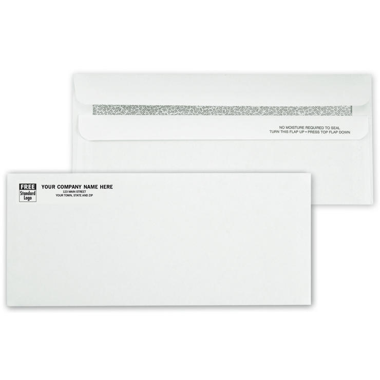 No. 10 Envelopes, Confidential Security Tint, Self Seal
