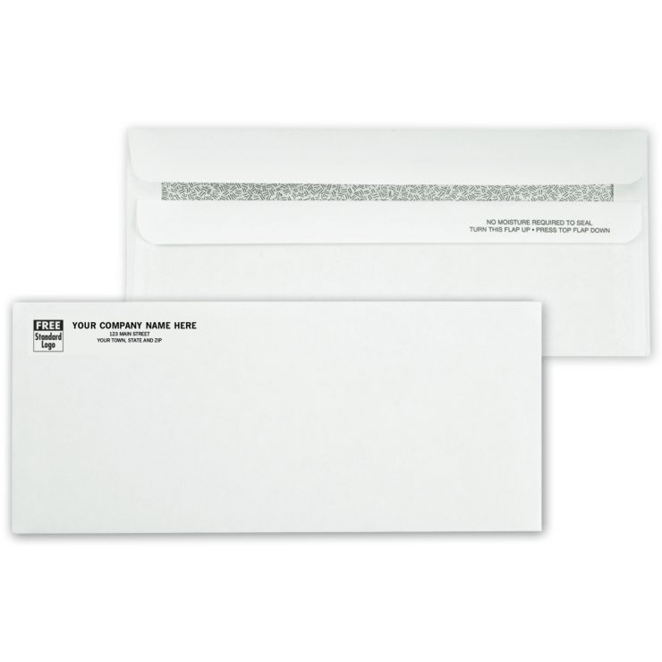 No. 10 Envelopes, Confidential Security Tint, Self Seal
