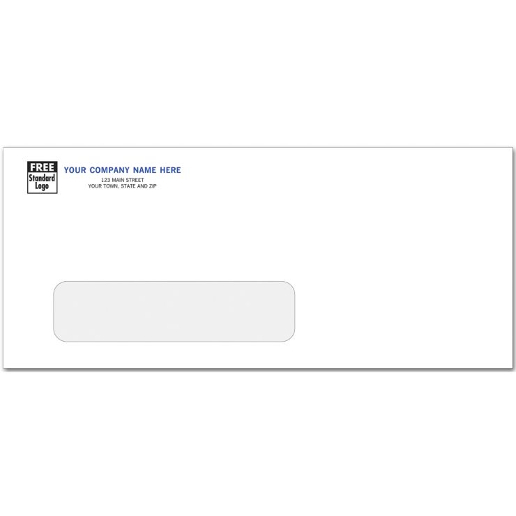 No. 10 Envelope, Single Window