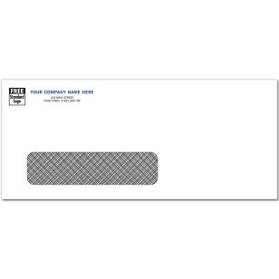 No. 10 Envelope, Single Window, Confidential Security Tint