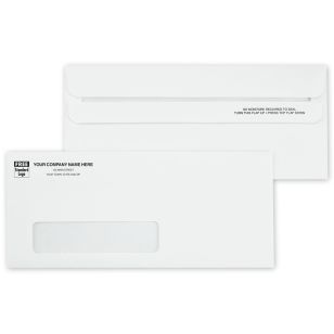 No. 10 Envelopes, Single Window, Self Seal