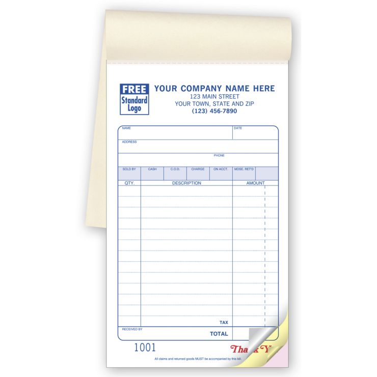 Multi-Purpose Classic Sales Books, Medium Format 2-Part