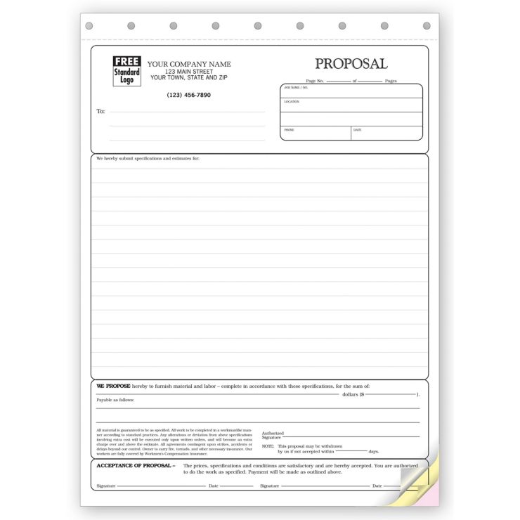 Proposals - Stationery Quality