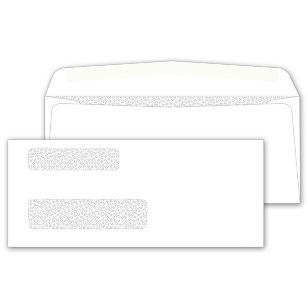 Double Window Confidential Envelope Not Imprinted